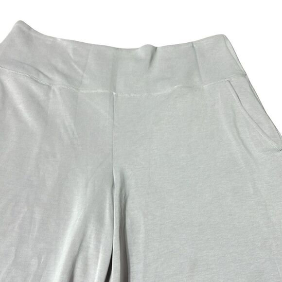 Athleta seasons wide crop pants light grey 1x relaxed casual pants - Picture 4 of 8